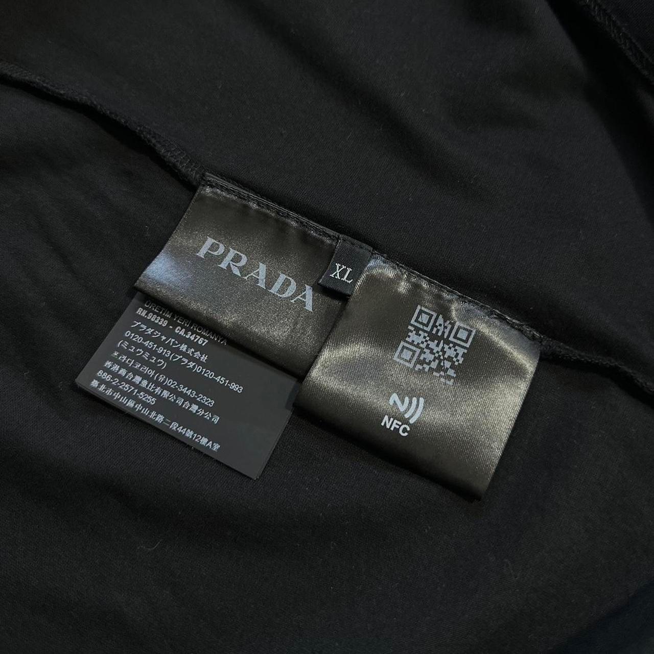 Prada Black Side Logo T-Shirt - Known Source