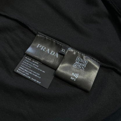 Prada Black Side Logo T-Shirt - Known Source