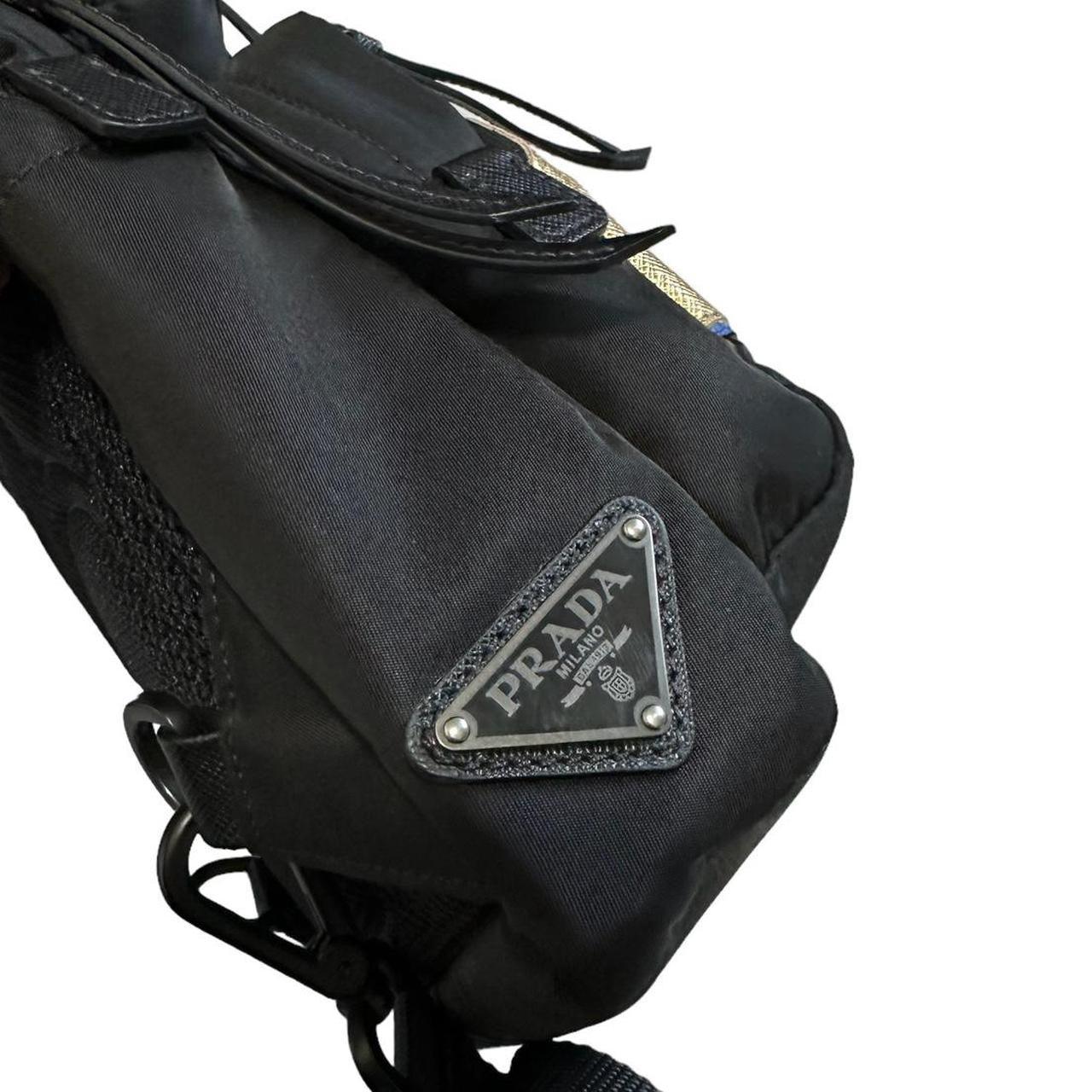 Prada Flame Saffiano Leather Sling Bag - Known Source
