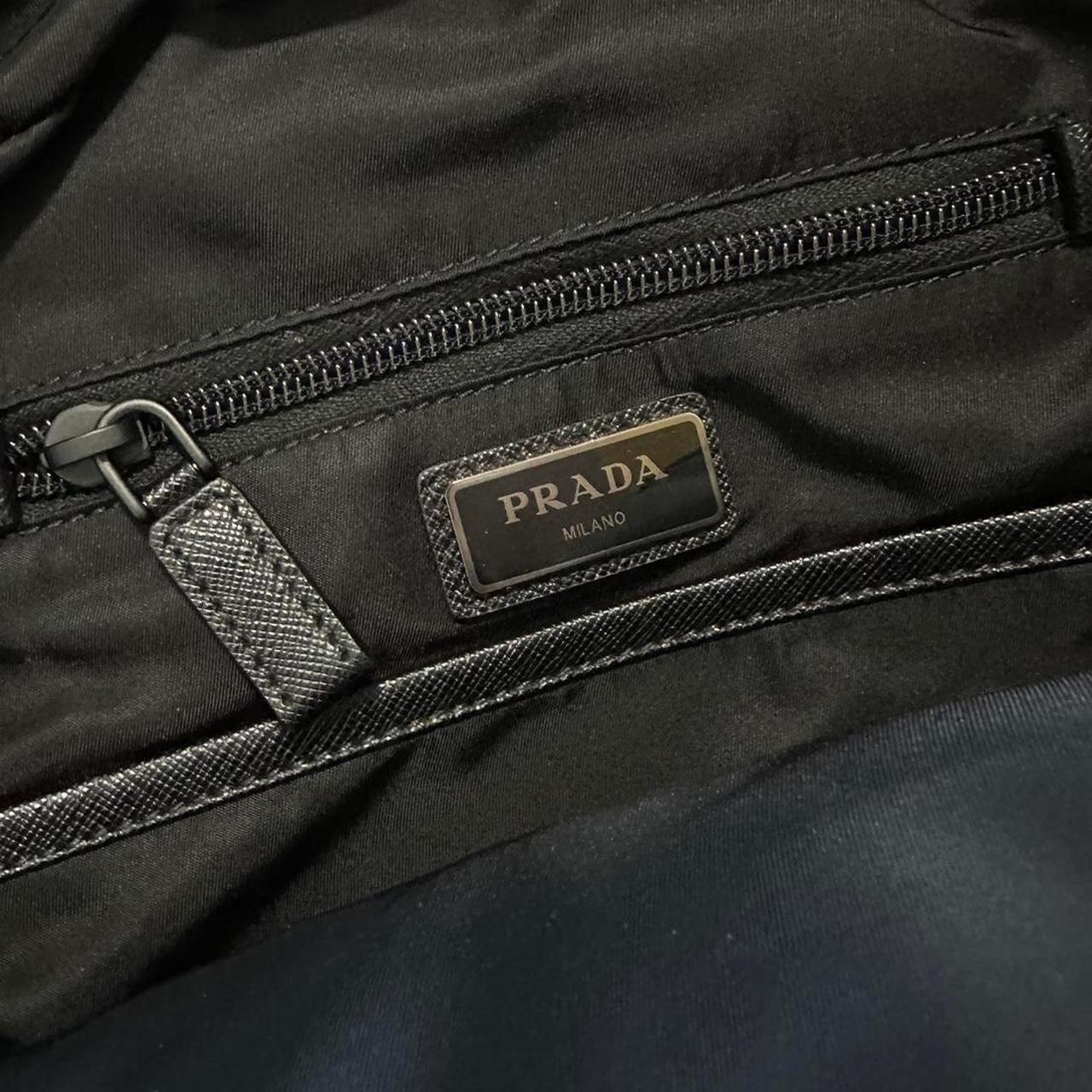 Prada Flame Saffiano Leather Sling Bag - Known Source