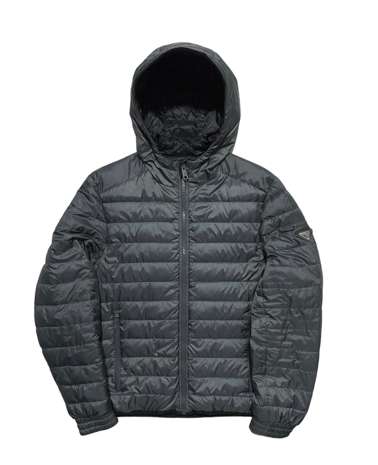 Prada Grey Down Puffer Jacket - Known Source