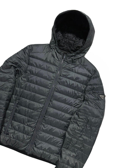 Prada Grey Down Puffer Jacket - Known Source