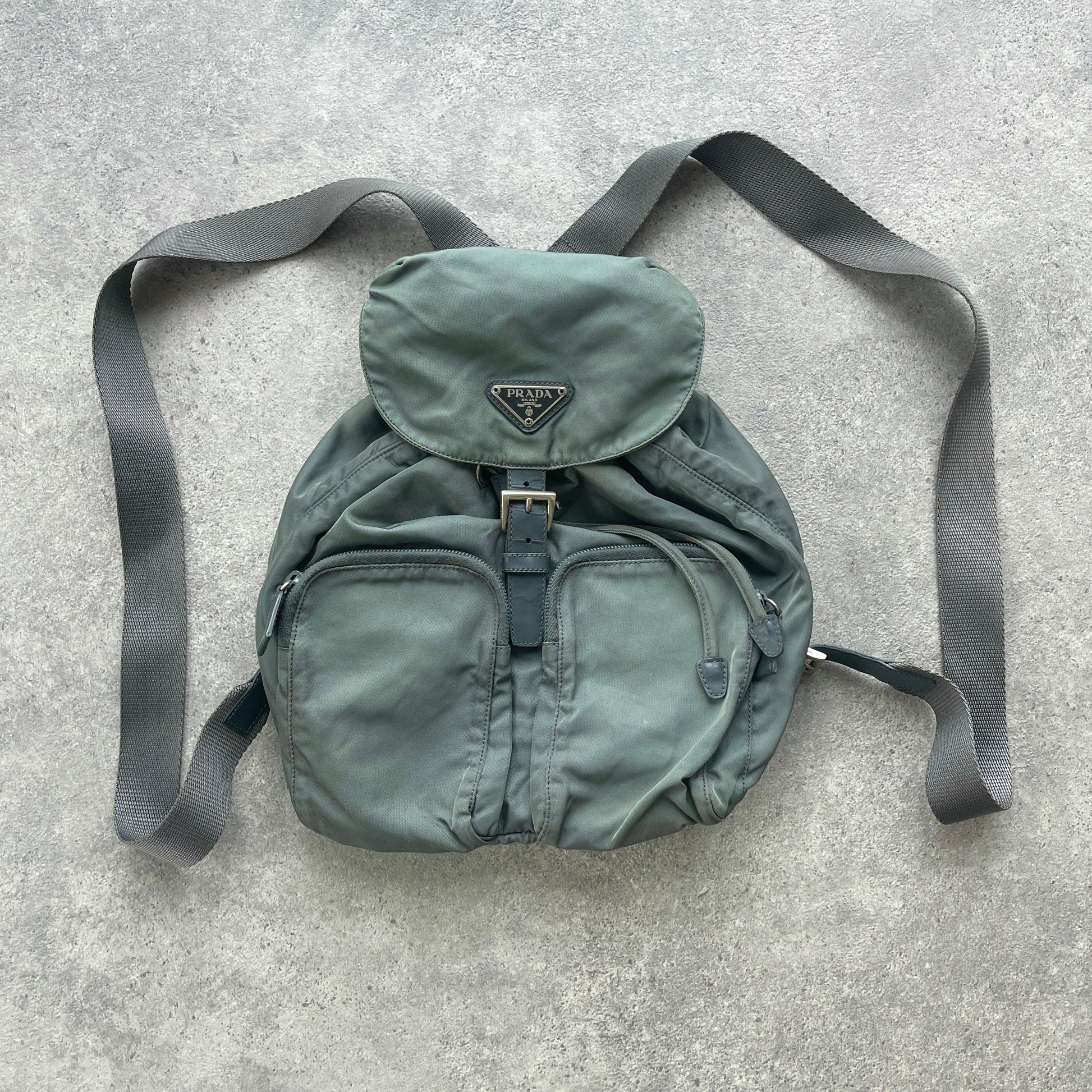 Prada Milano 2000s nylon mini backpack (12”x11”x5”) - Known Source