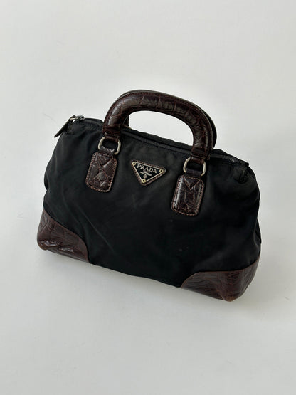 Prada Nylon Croc Handbag - Known Source