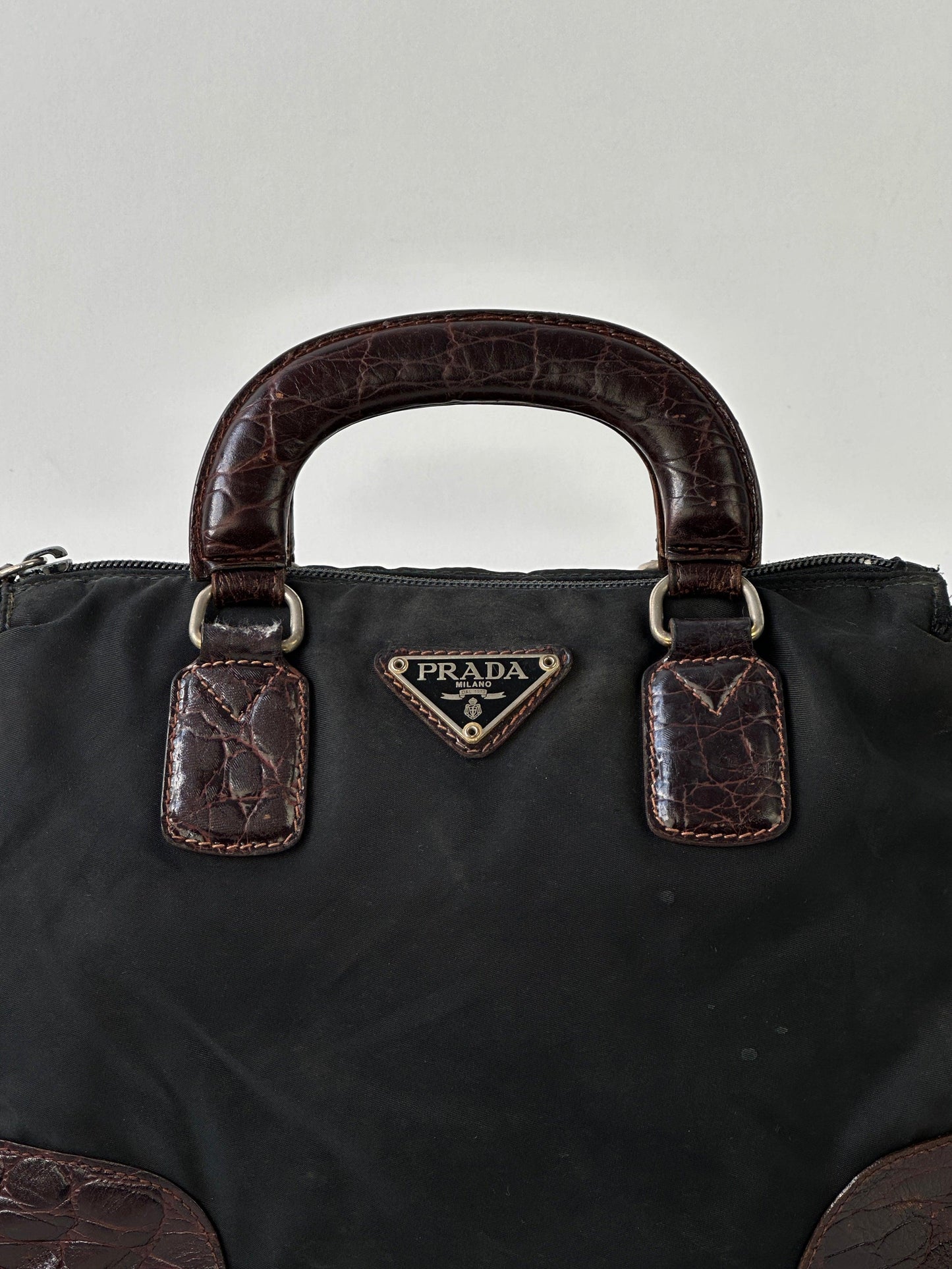 Prada Nylon Croc Handbag - Known Source