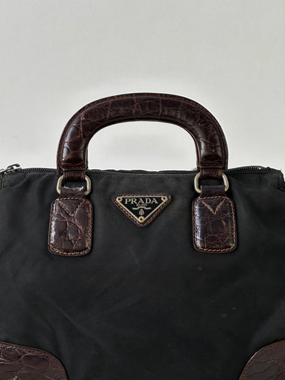 Prada Nylon Croc Handbag - Known Source