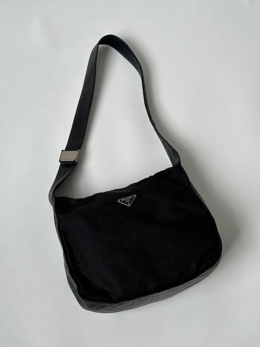 Prada Nylon Leather Crossbody Bag - Known Source