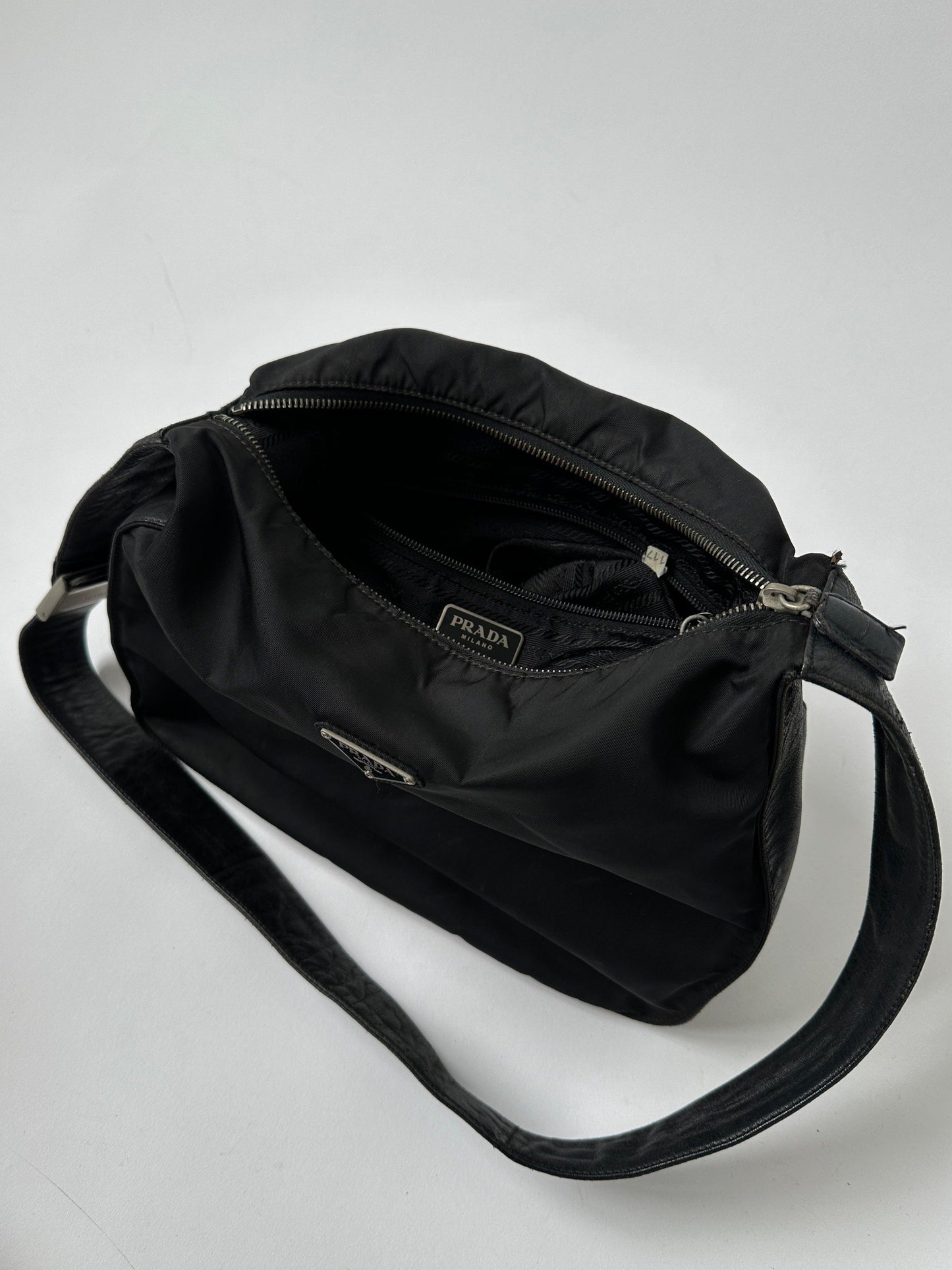 Prada Nylon Leather Crossbody Bag - Known Source