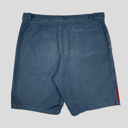 Prada Sport 00’s Blue Cotton Shorts - 34-36 - Known Source