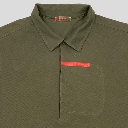 Prada Sport ‘02 Nylon Pocket Polo - M/L - Known Source