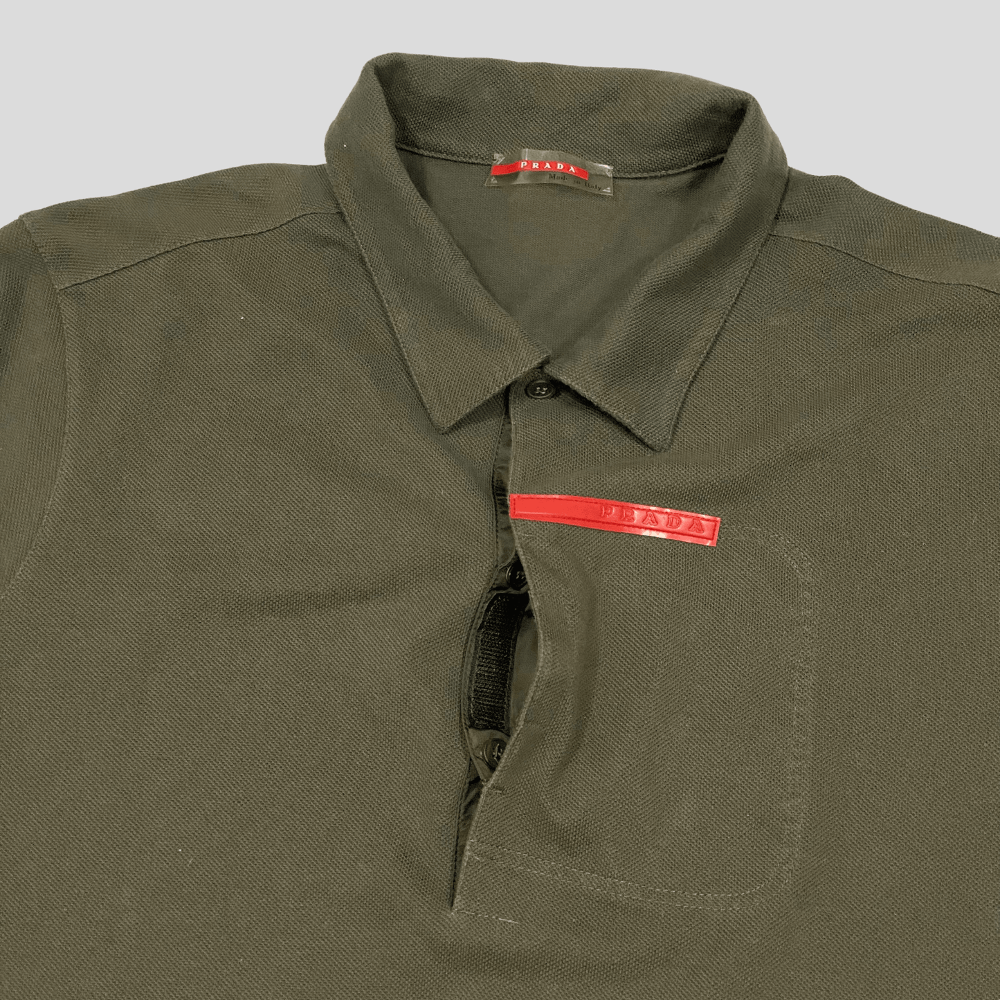 Prada Sport ‘02 Nylon Pocket Polo - M/L - Known Source