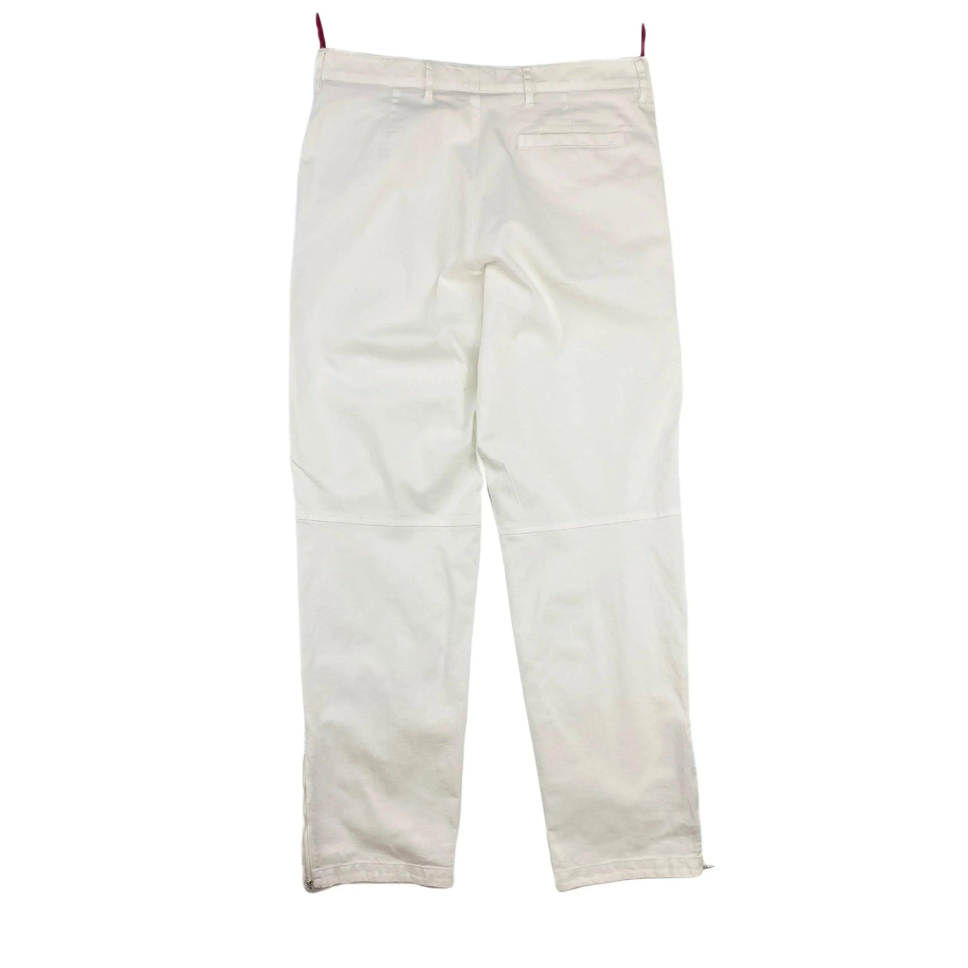 PRADA SPORT 2000S WHITE TECHNICAL TROUSERS - Known Source