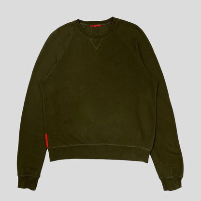 Prada Sport 2007 Khaki Crewneck - L/XL - Known Source