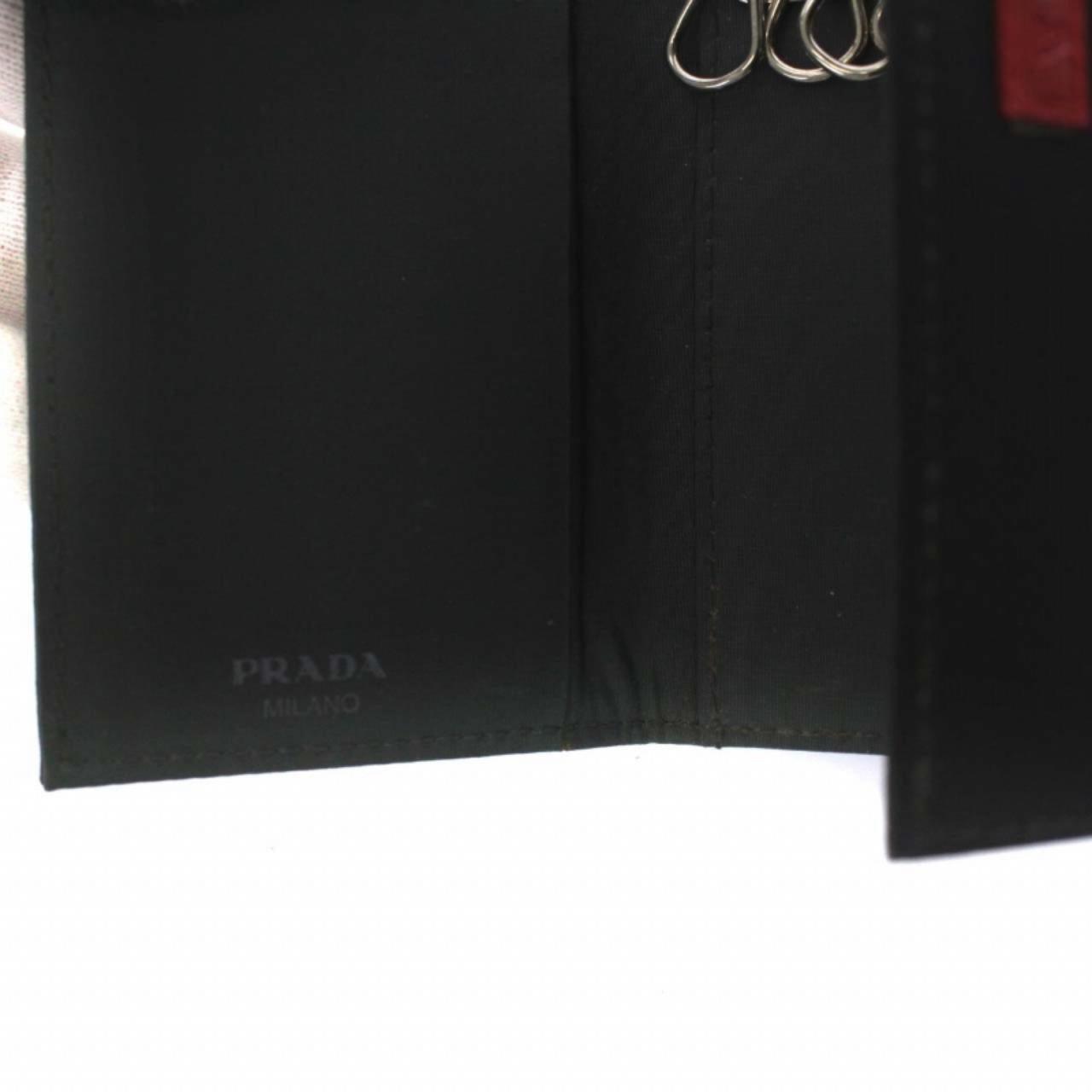 Prada Sport Key case 6 row nylon black - Known Source