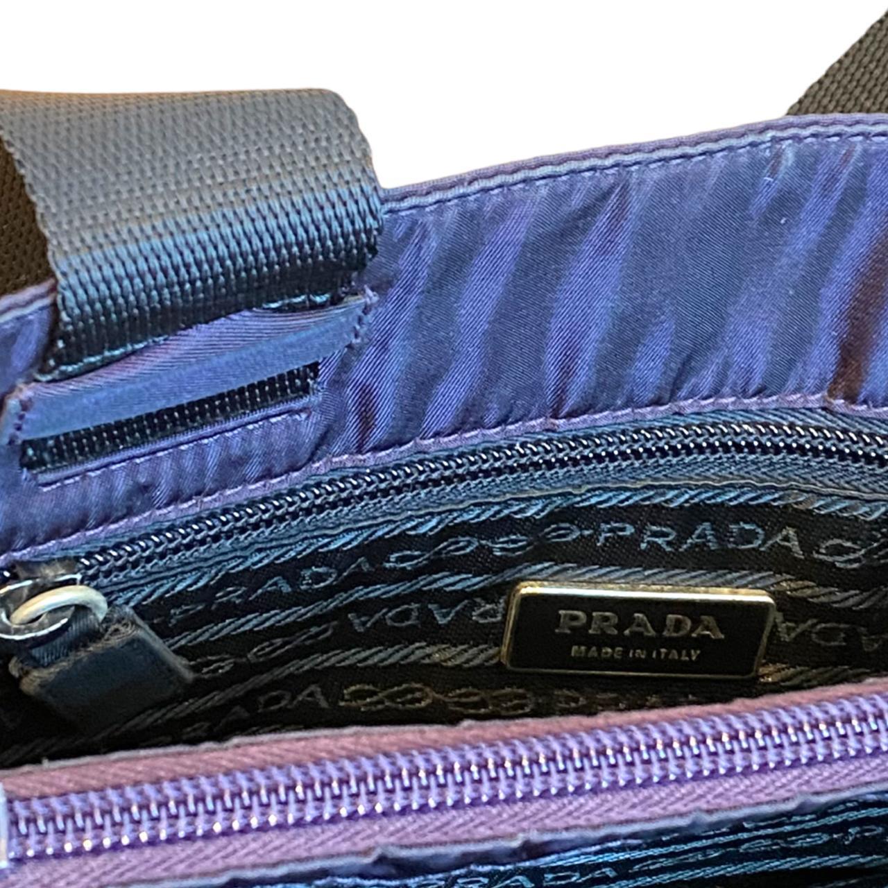 PRADA sport Prada Sport Nylon Purple Handbag Bag - Known Source