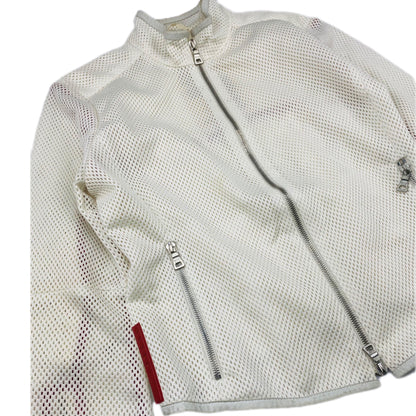 PRADA SPORT S/S 1999S MESH BIKER JACKET (S) - Known Source