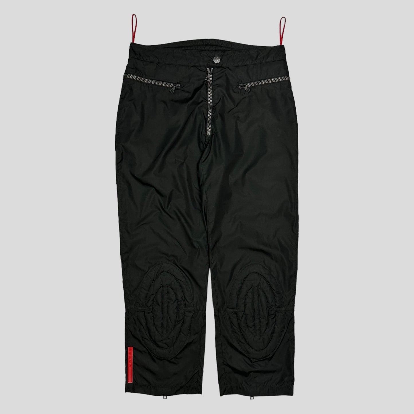 Prada Sport SS99 Nylon Moto Trousers - IT40 - Known Source