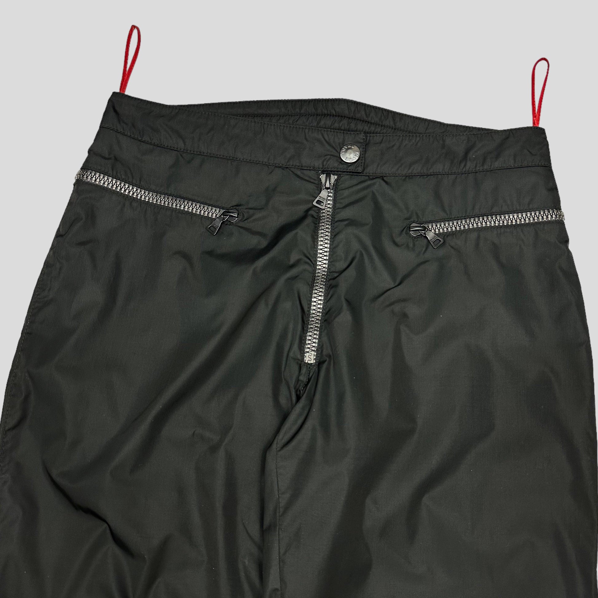 Prada Sport SS99 Nylon Moto Trousers - IT40 - Known Source