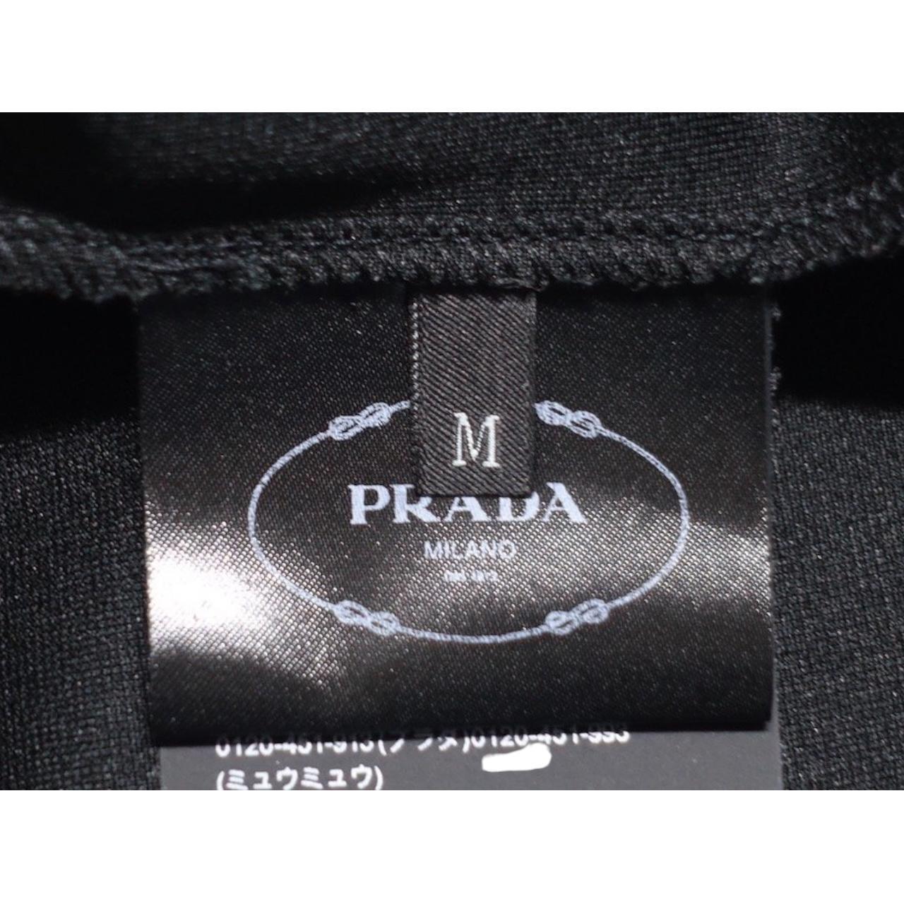 Prada triangle-logo crewneck sweatshirt polyester - Known Source