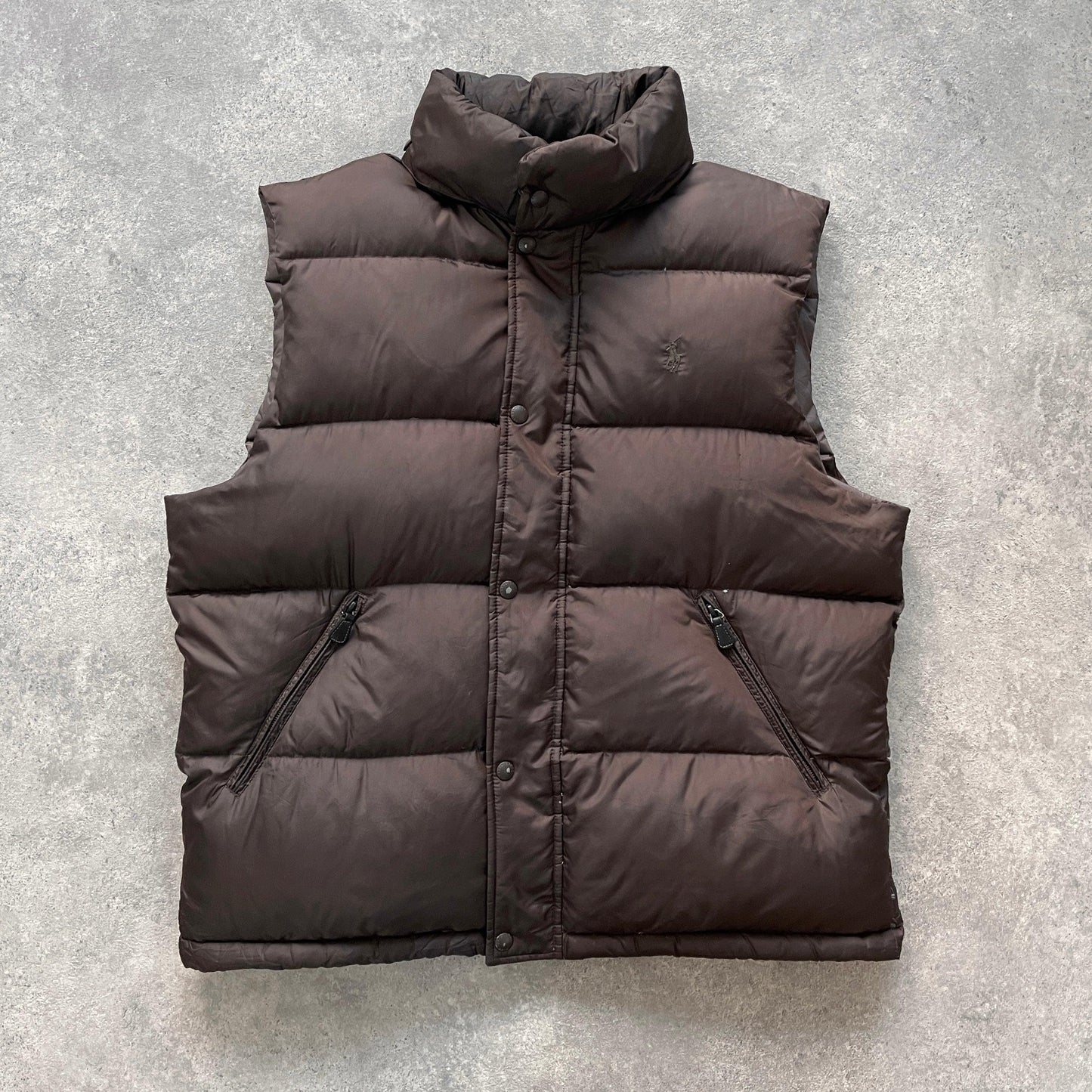 Ralph Lauren 1990s heavyweight puffer gilet (L) - Known Source