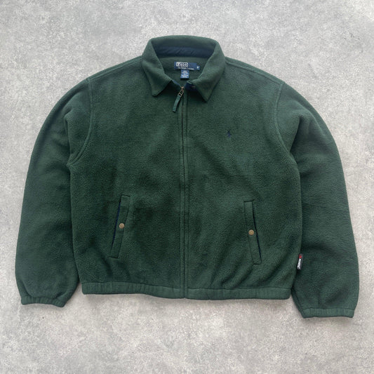 Ralph Lauren 1990s Polartec heavyweight fleece harrington jacket (XL) - Known Source