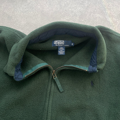 Ralph Lauren 1990s Polartec heavyweight fleece harrington jacket (XL) - Known Source