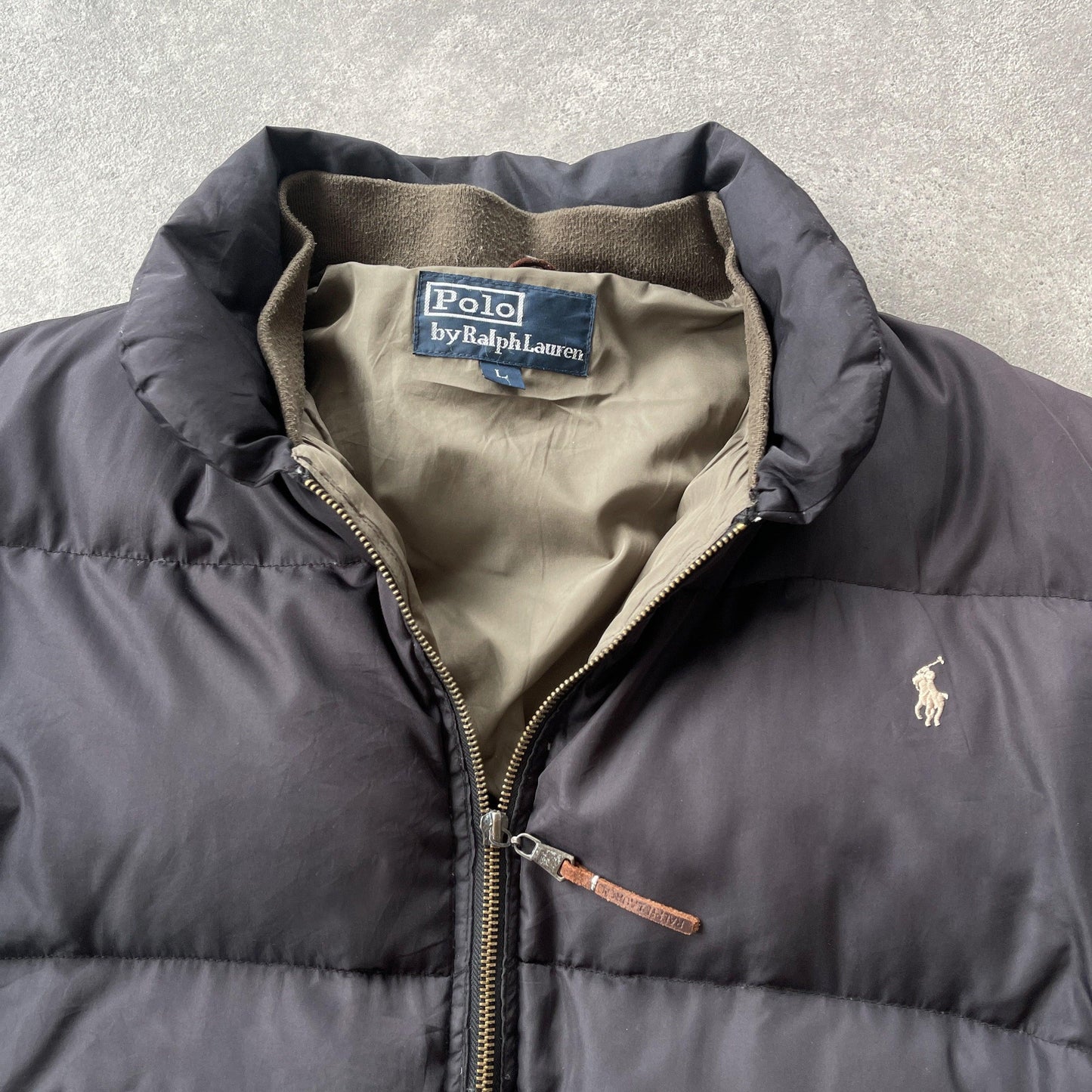 Ralph Lauren RARE 1990s heavyweight puffer bomber jacket (L) - Known Source