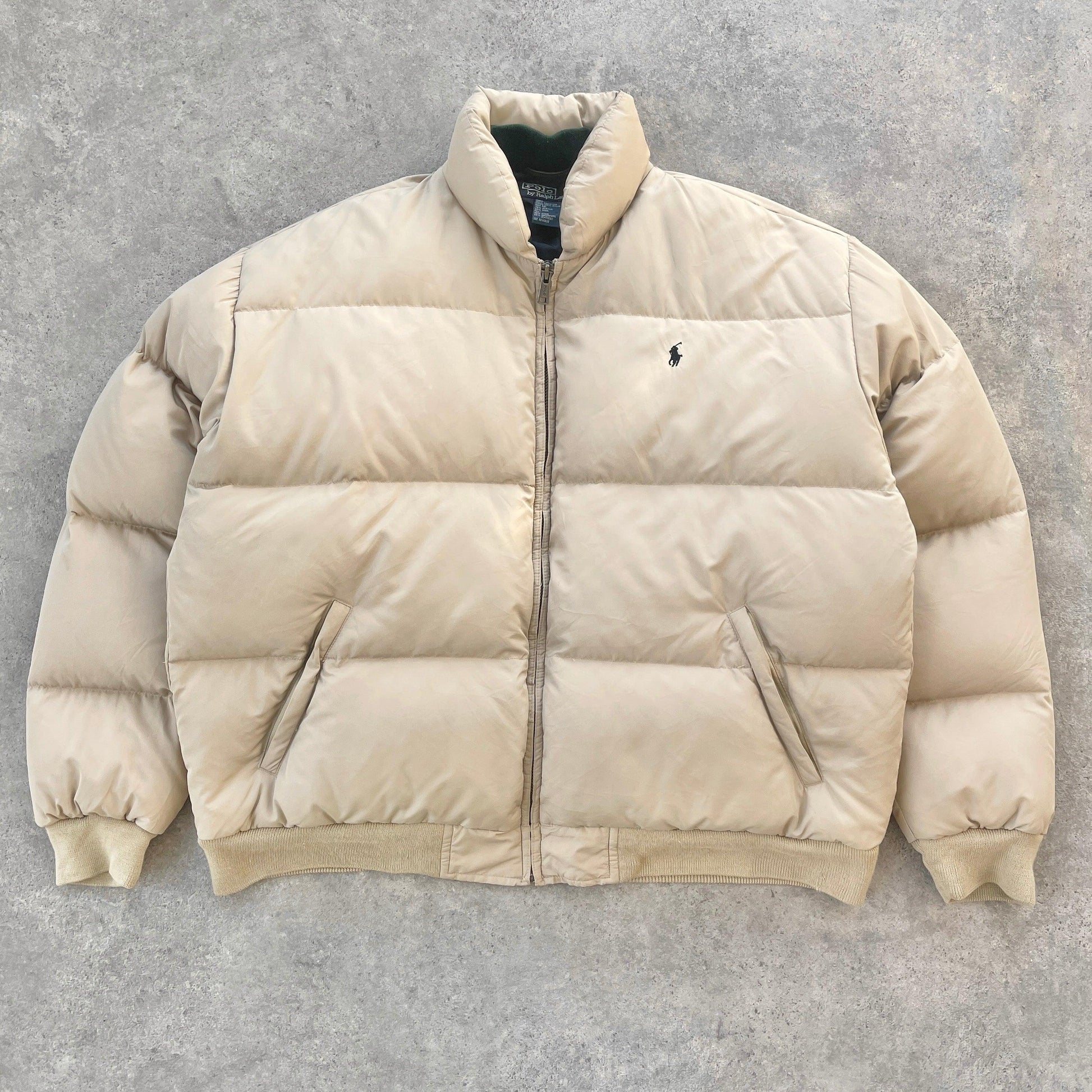 Ralph Lauren RARE 1990s heavyweight puffer bomber jacket (M) - Known Source