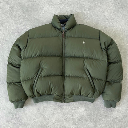 Ralph Lauren RARE 1990s heavyweight puffer bomber jacket (M) - Known Source