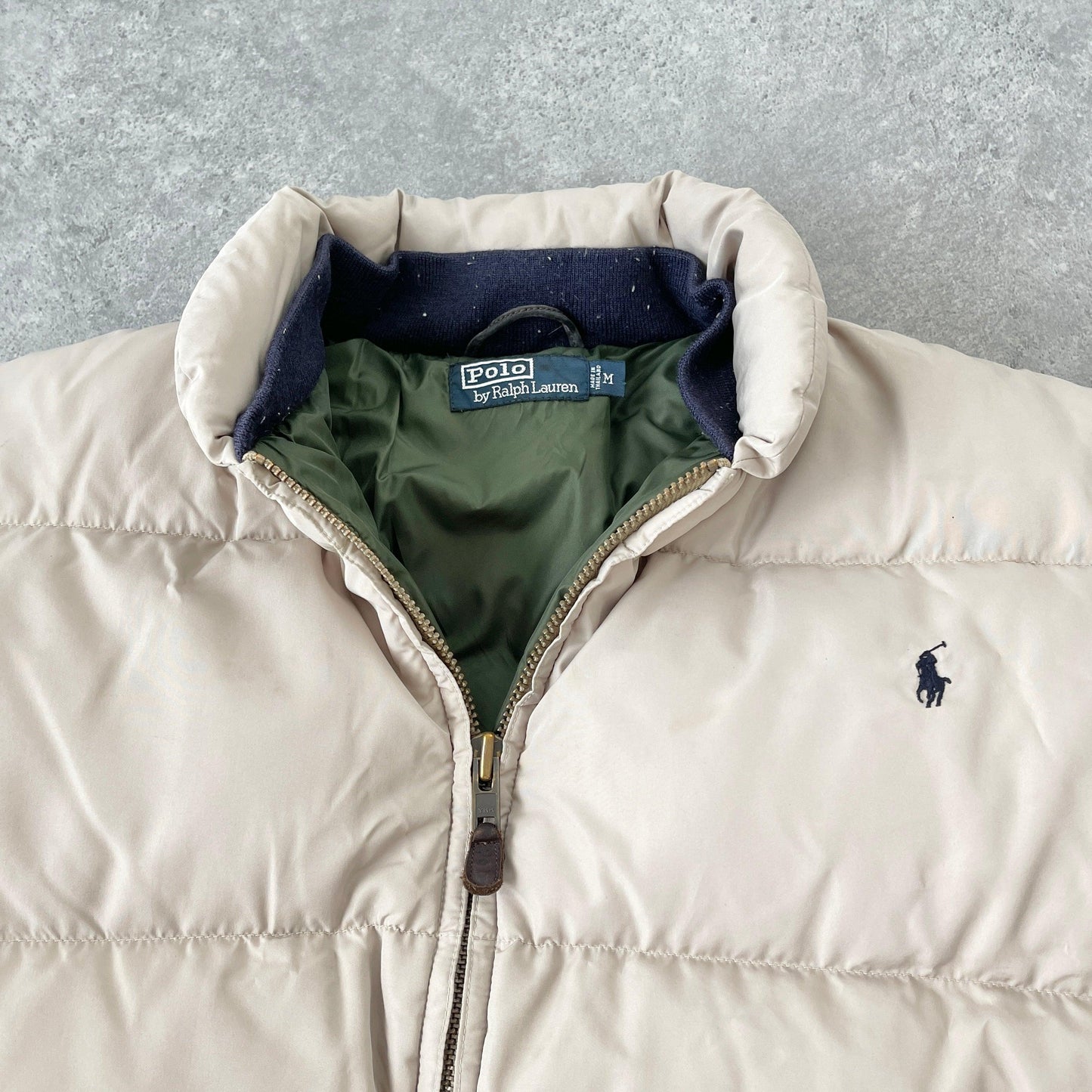 Ralph Lauren RARE 1990s heavyweight puffer bomber jacket (M) - Known Source