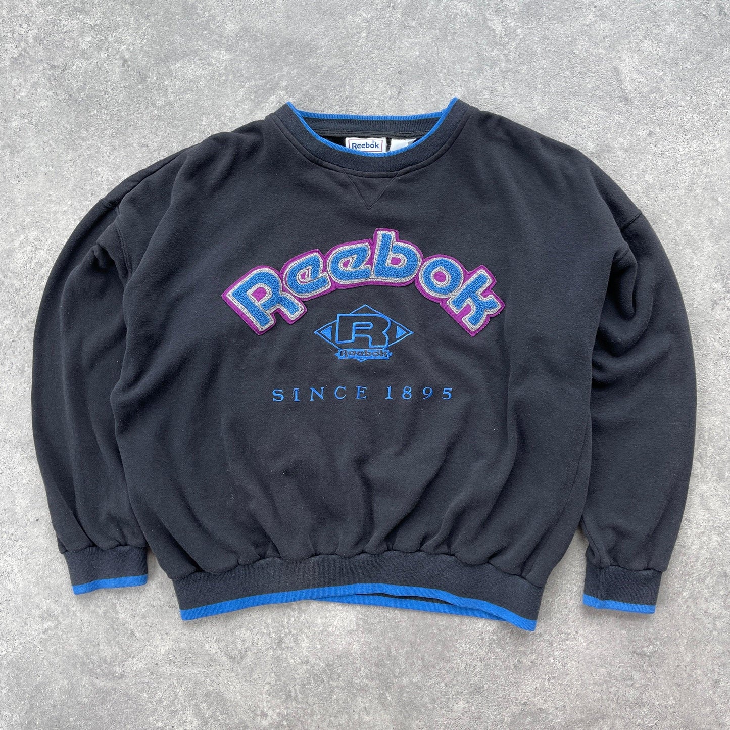 Reebok 1990s heavyweight embroidered sweatshirt (L) - Known Source