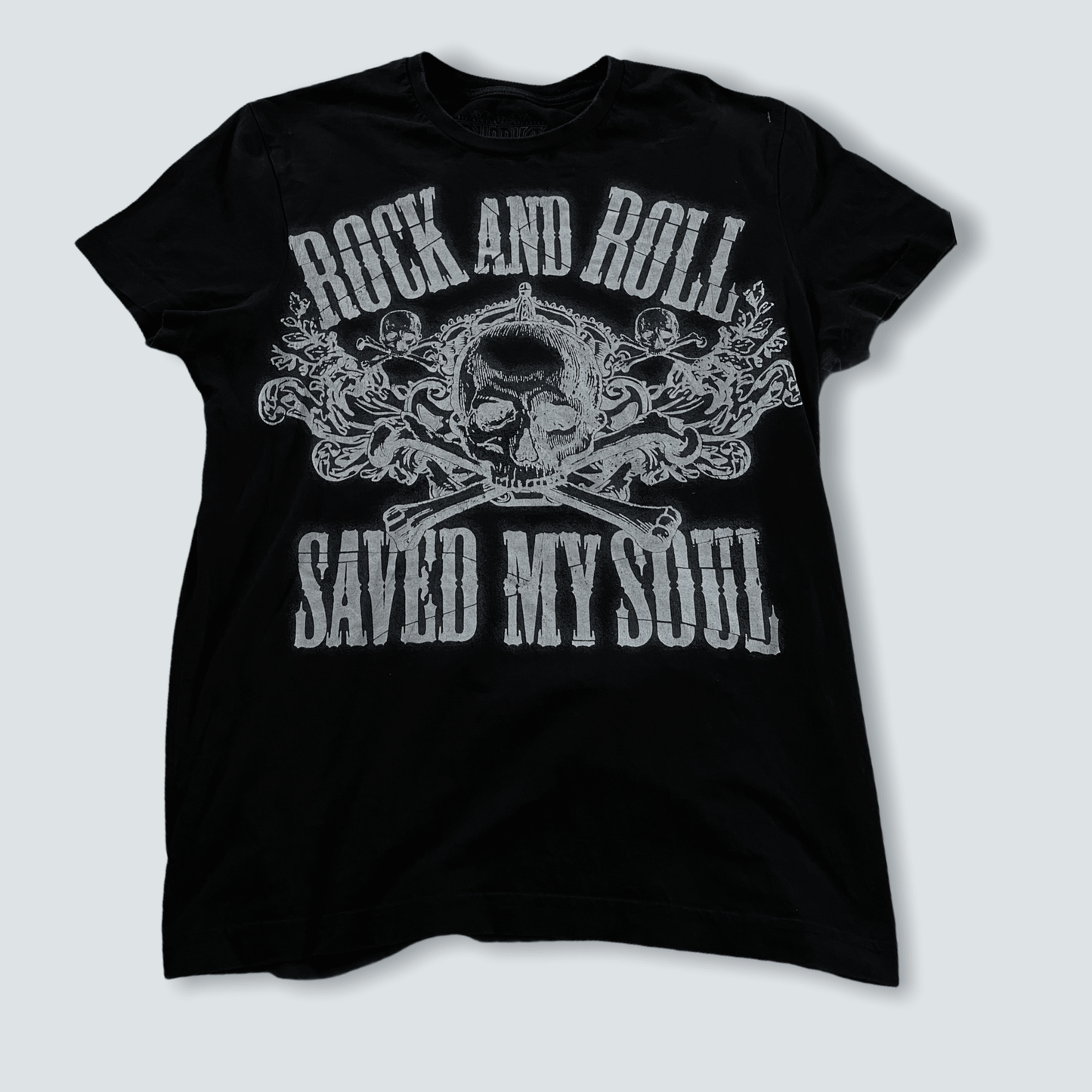 Rock and roll save my soul band tee (M) - Known Source
