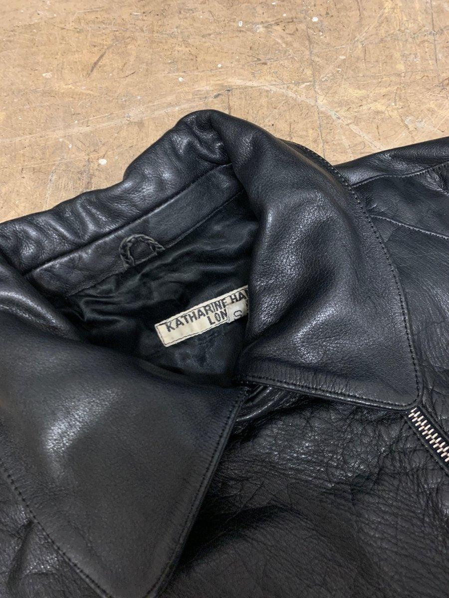 (S) Katharine Hamnett 1980s Soft Leather Jacket - Known Source
