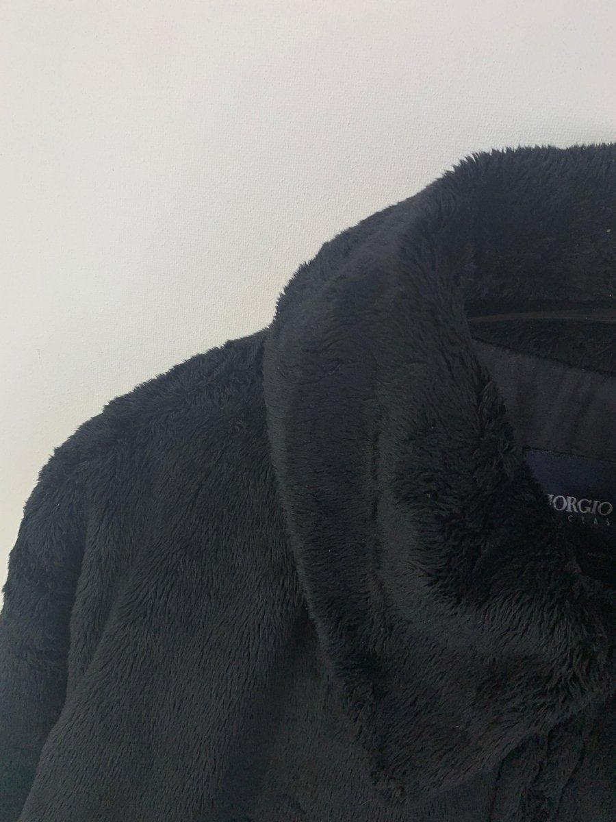 (S-M) Giorgio Armani Mainline 1990s Faux Fur Blouson - Known Source