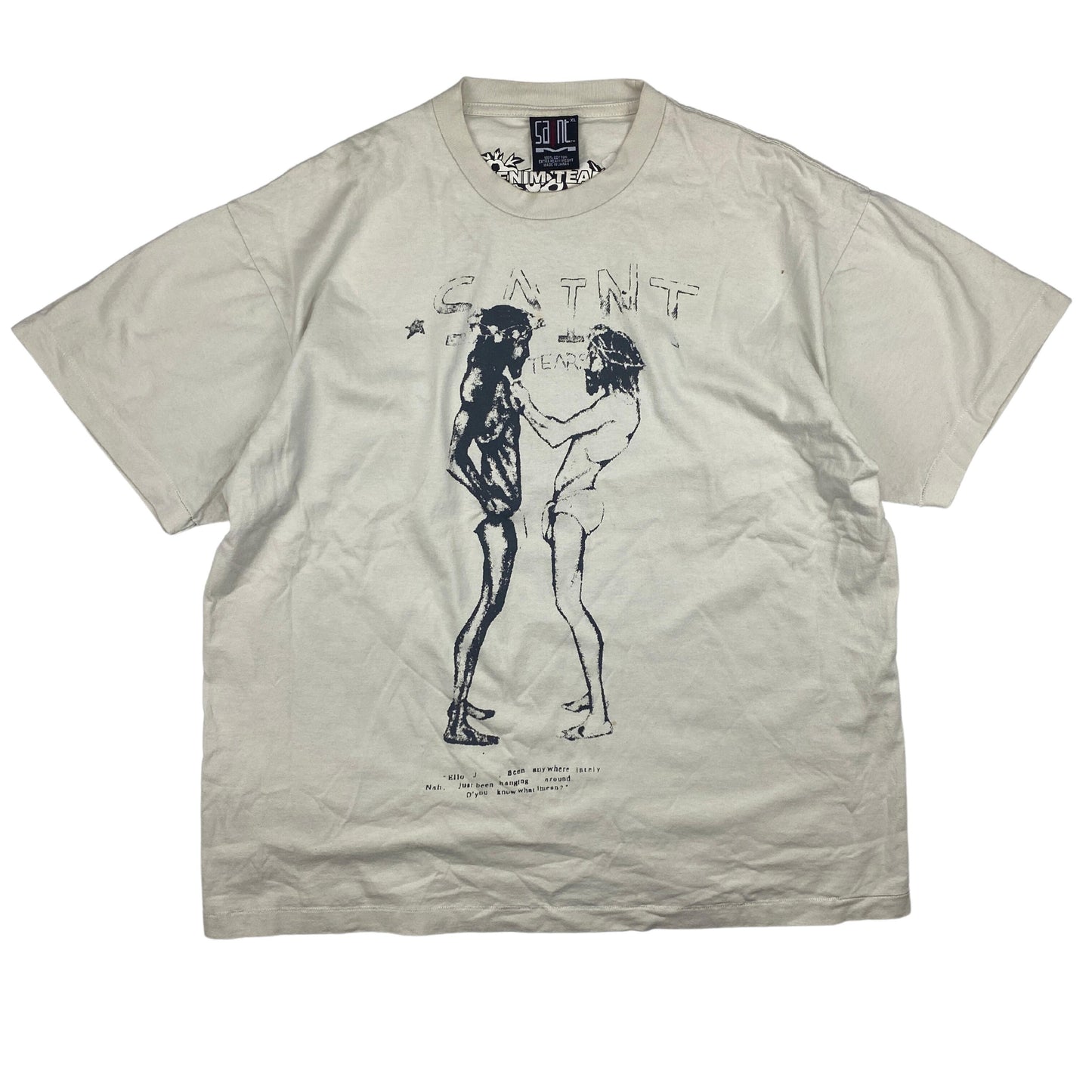 SAINT MXXXXXX X DENIM TEARS TWINS TEE (L) (L) - Known Source