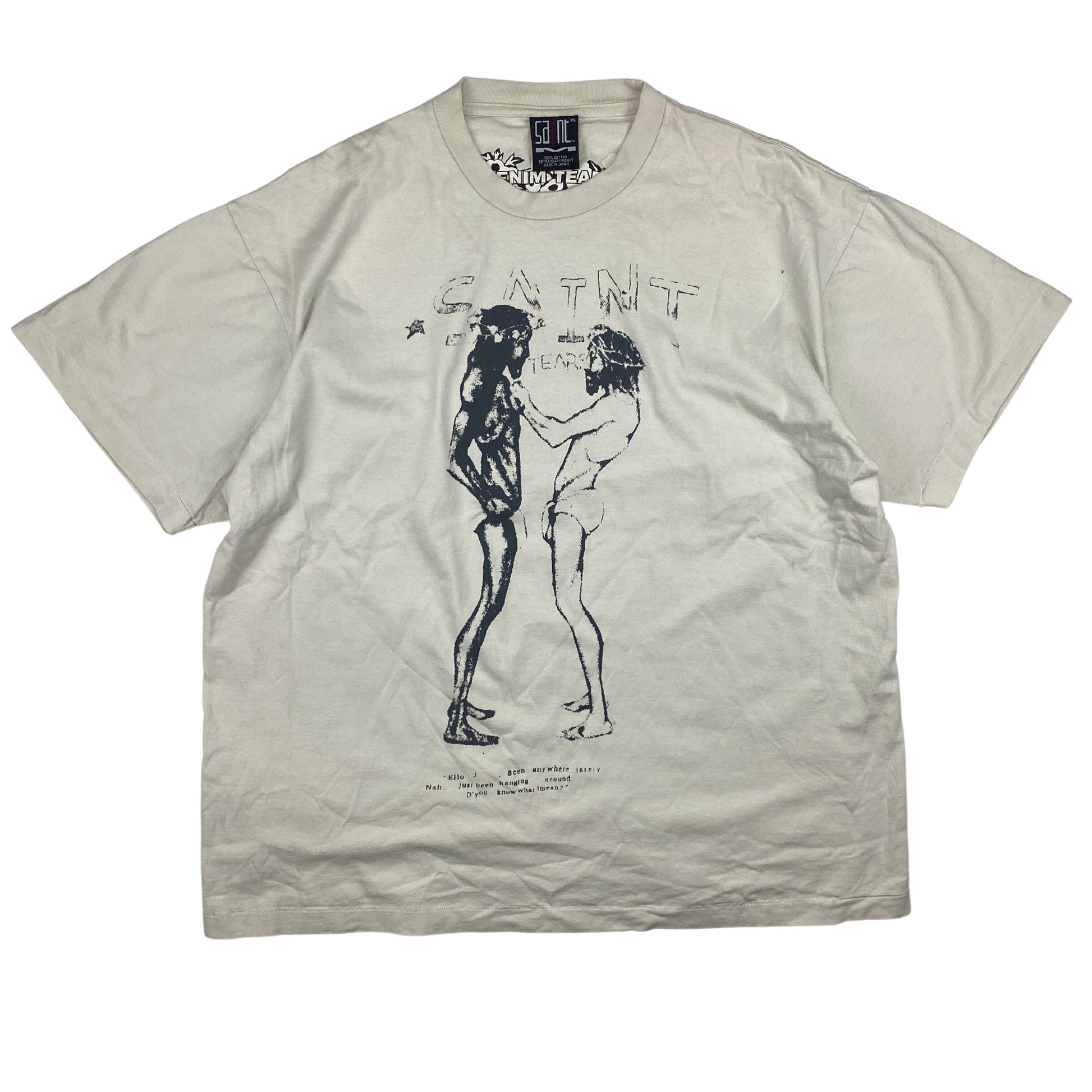 SAINT MXXXXXX X DENIM TEARS TWINS TEE (L) (L) - Known Source