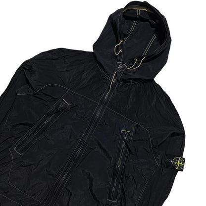 Stone Island Black & gold stich Nylon Jacket - Known Source