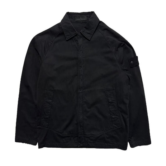 Stone island black ghost overshirt - Known Source