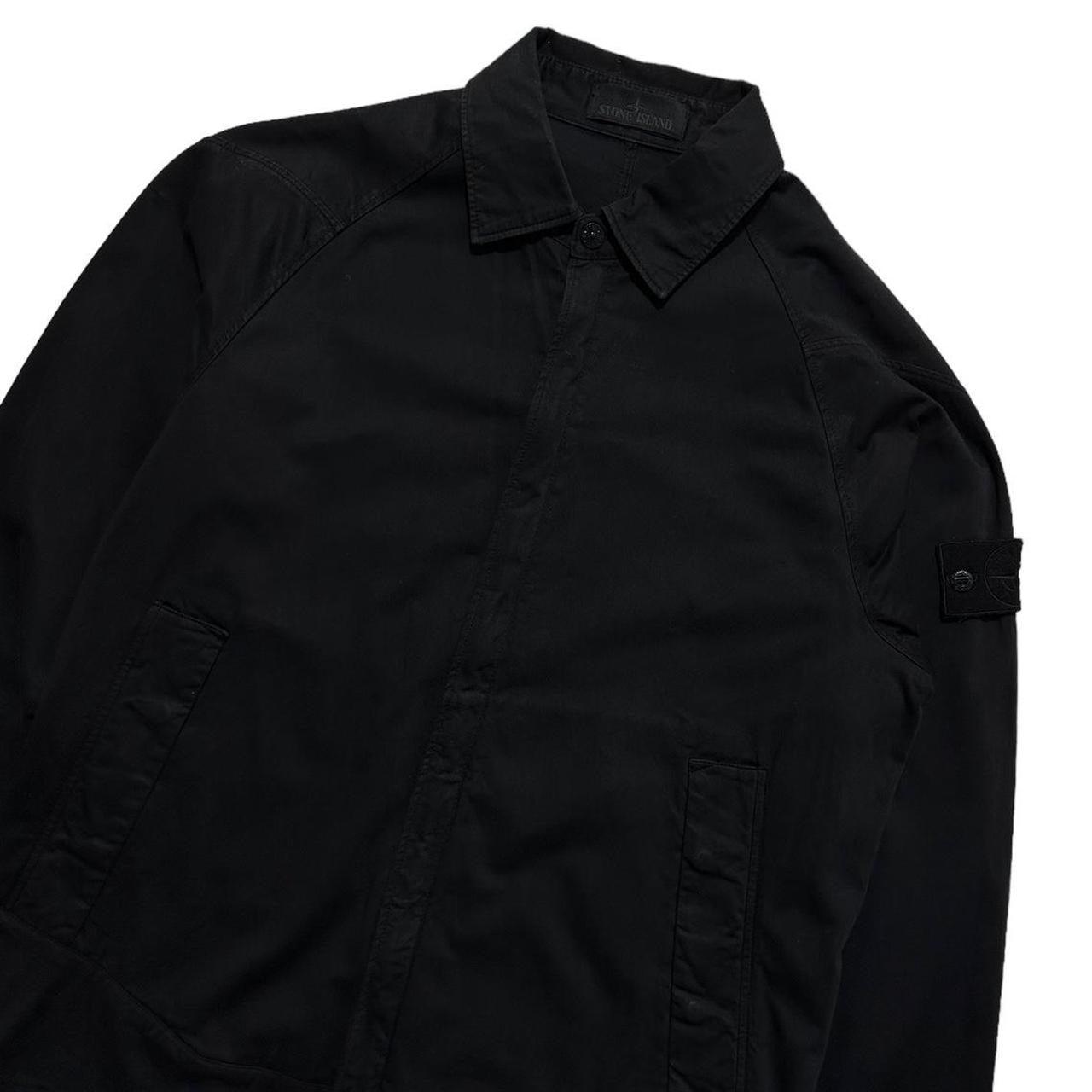 Stone island black ghost overshirt - Known Source