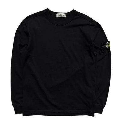 Stone Island Black Pullover Crewneck - Known Source