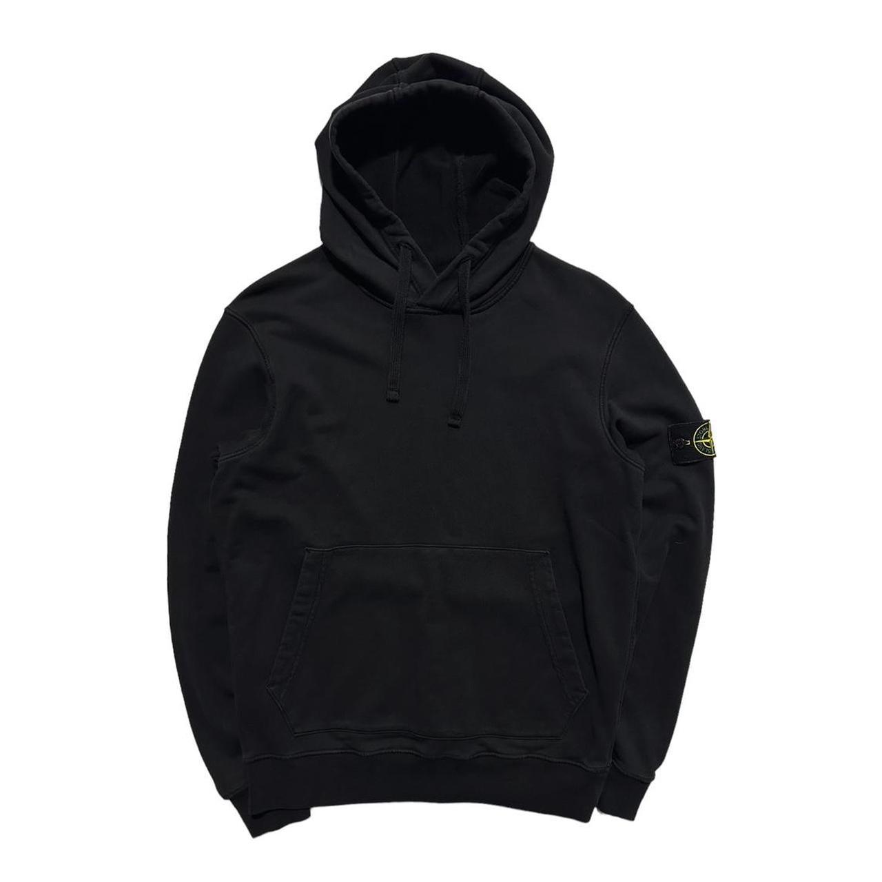 Stone Island Black Pullover Hoodie - Known Source