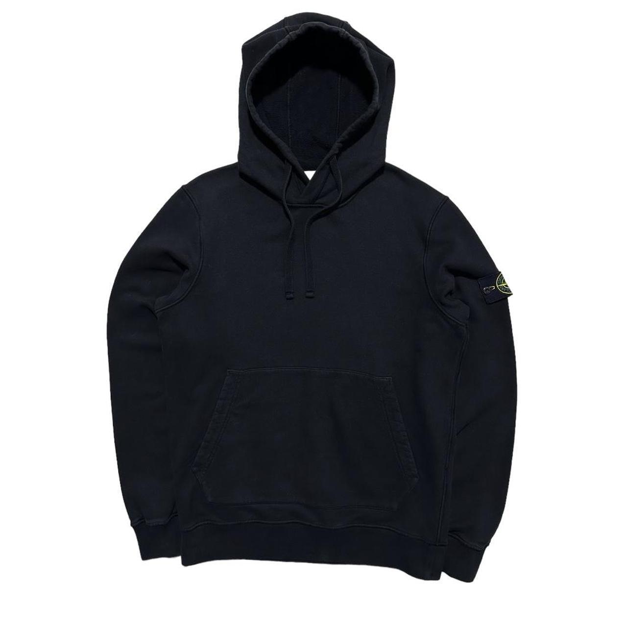 Stone Island Black Pullover Hoodie - Known Source