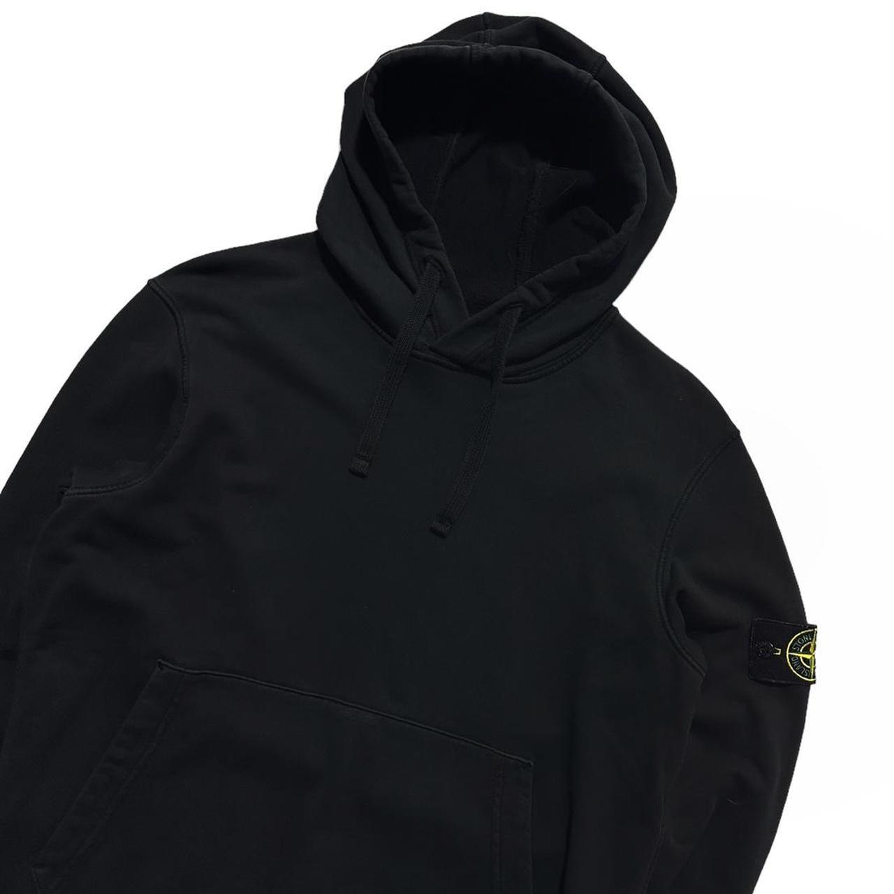 Stone Island Black Pullover Hoodie - Known Source