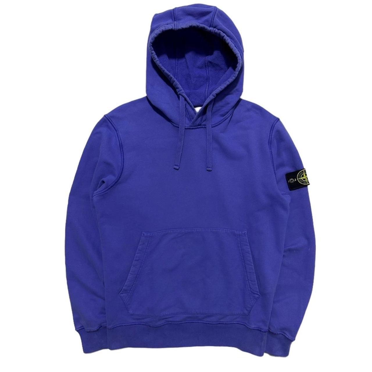 Stone Island Blue Pullover Hoodie - Known Source