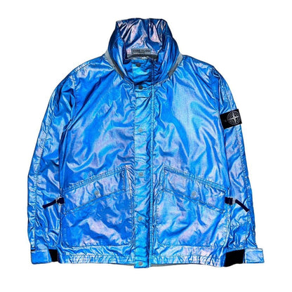 Stone Island Blue Reflective Jacket - Known Source