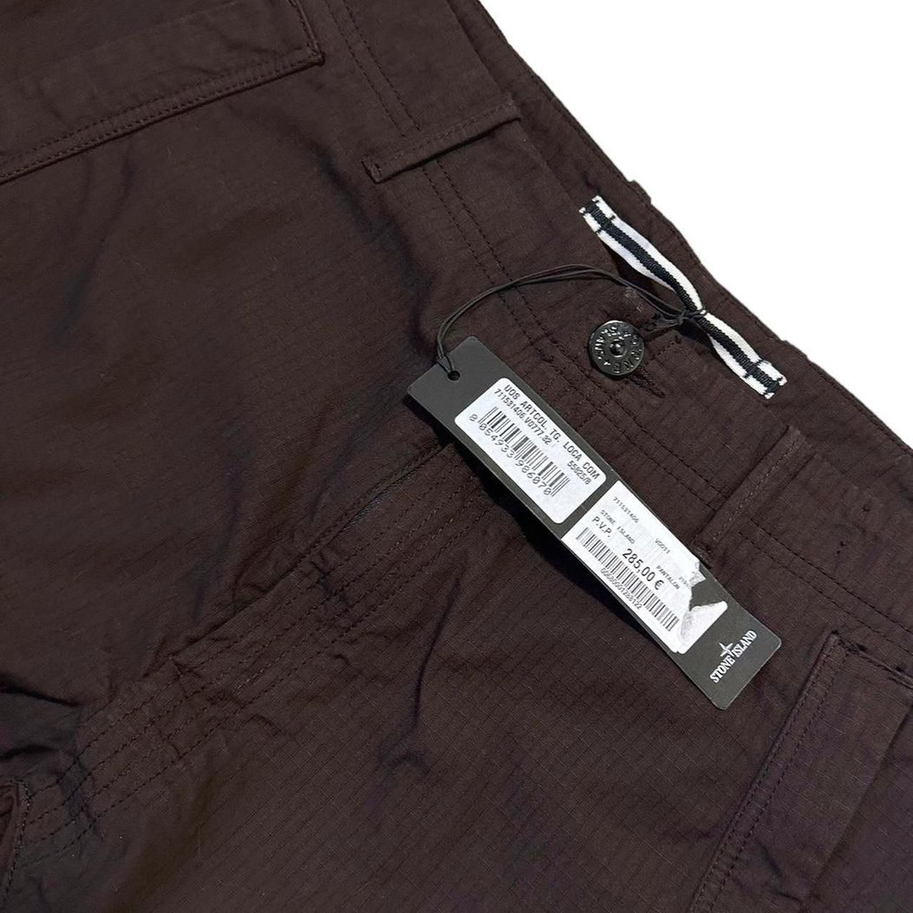 Stone Island Burgundy Check Cargos - Known Source