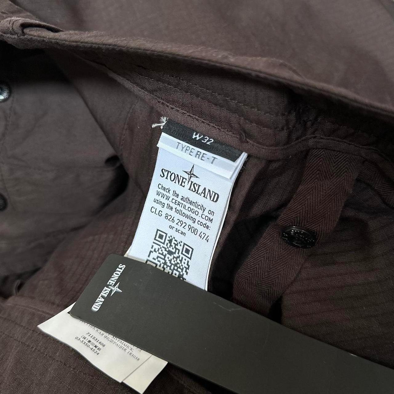 Stone Island Burgundy Check Cargos - Known Source