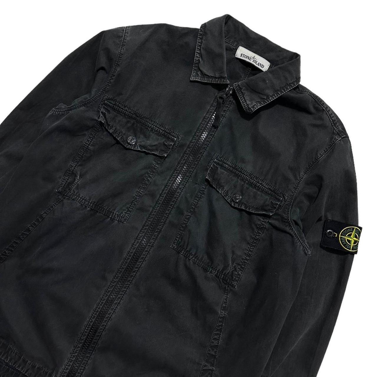 Stone Island canvas double pocket overshirt - Known Source