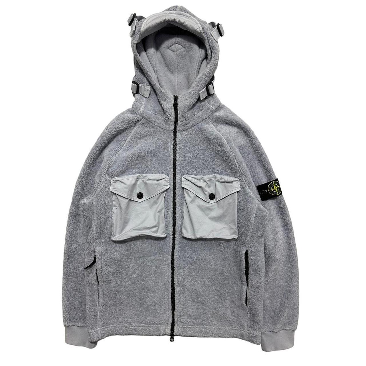 Stone Island Double Pocket Sherpa Fleece Jacket - Known Source