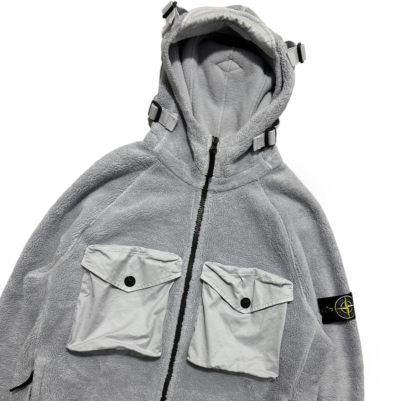 Stone Island Double Pocket Sherpa Fleece Jacket - Known Source